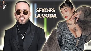 Maria Becerra Yandel  SEXO ES LA MODA  Instrumental Piano Tutorial  Partitura  Karaoke  MIDI [upl. by Leynad920]