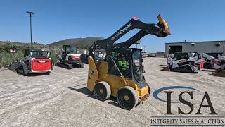 1091  2017 Deere 318G Skid Steer Will Be Sold At Auction [upl. by Randene]