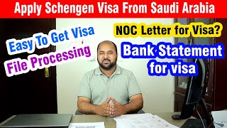 Apply for a Schengen visa from Saudi Arabia 2024 jobokyahya4590 [upl. by Amadis]