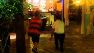 Hotel Nafsika Agios San Stefanos Corfu Greek dancing [upl. by Gneh]