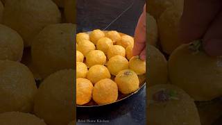 Dekh kar muh me pani aa jayega shorts bristihomekitchen besanladdoo [upl. by Ailey]