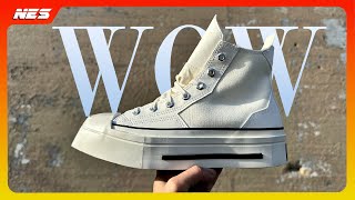 How To Style CONVERSE CHUCK 70 DE LUXE SQUARED HI SHOES [upl. by Bianka]