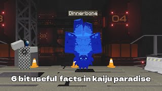 6 bit useless facts in kaiju paradise [upl. by Dietz]