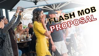 Flash Mob Proposal at Melrose Arch  SOUTH AFRICA [upl. by Ledda]