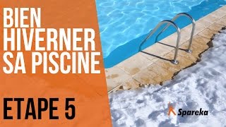 Hivernage de la piscine  Etape 5  verser les produits dhivernage [upl. by Peedsaj655]