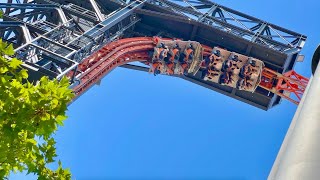 ABISMO  Off Ride  Extended Maurer Skyloop Parque de Atracciones de Madrid [upl. by Yffub947]