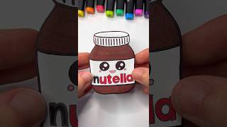 DIY Nutella Surprise Box with Paper  Paper Craft Ideas shorts papercraft [upl. by Niamrahc]