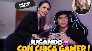 BROMA A MI NOVIA JUGANDO CON CHICA GAMER😍😈 termina mal [upl. by Salaidh308]