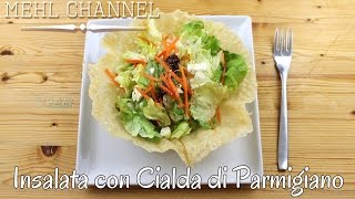 Ricetta Insalata con cialda di parmigiano  Mini recipe  Mehl Channel [upl. by Aynas]