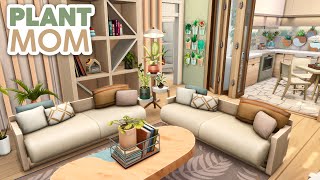 Plant Mom Apartment  The Sims 4 Speed Build Apartment Renovation [upl. by Egwan]