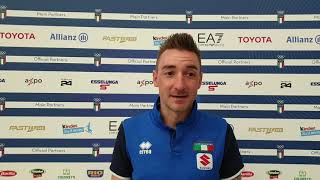 Elia Viviani che emozione essere il portabandiera dellItalia Team [upl. by Wilhelmina]