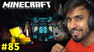 EPIC FIGHT WITH WARDEN  MINECRAFT GAMEPLAY 85 [upl. by Alraep841]