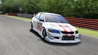 Mitsubishi Lancer Evolution Hellspec en Nürburgring  Assetto Corsa [upl. by Aleik275]