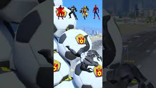 GTA5  which superheroes is luckier 229 gta5 spiderman gtavsuperman [upl. by Stalk460]