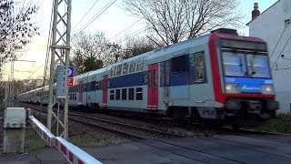 RER C au passage à niveau dAntony  PN n°9 [upl. by Cotterell845]