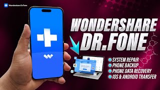 Wondershare DrFone System Repair  Phone Backup  Phone Data Recovery  iOS amp Android Transfer [upl. by Duaner237]