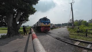 furious high speedy rail gate skipping of quotKortoya Expressquot  Trains of BD [upl. by Wurst438]