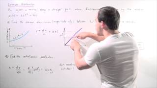 Instantaneous Acceleration Example [upl. by Eibbed503]