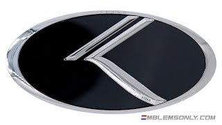 LODEN Vintage K Chrome Badge for KIA Models [upl. by Lateh]