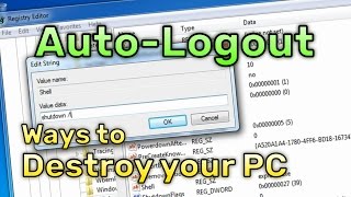 AutoLogout  Ways to Destroy your PC [upl. by Norym570]