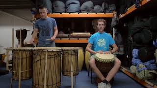 Didadi Djembe and Dunduns [upl. by Mulvihill]