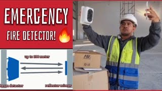 BEAM DETECTOR FOR EMERGENCY FIRE ALARM DETECTION FACTFIREKING [upl. by Ethbun442]