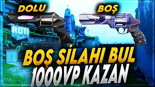 VALORANT RUS RULETİ  BOŞ SİLAHI BUL 1000 VP KAZAN [upl. by Rector22]