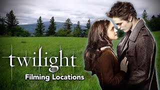 Twilight 2008 Filming Locations  Then and NOW 4K [upl. by Aketal]