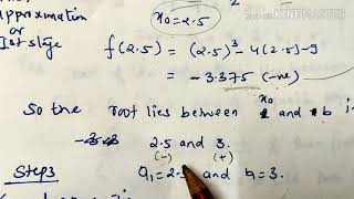 Bisection Method examplelecture2m3 [upl. by Nuahc]