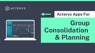 Get Started Acterys Apps For Group Consolidation amp Planning MYOB NetSuite Quickbooks Xero [upl. by Kiki757]