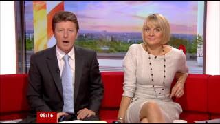 Louise Minchin BBC Breakfast 25102012 [upl. by Adiam159]