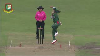 Sultana Khatun strikes twice claiming the crucial wicket of Ellyse Perry  1st ODI  BANW vs AUSW [upl. by Elma]