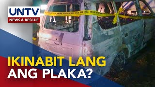 Plaka at mayari ng sasakyang sinunog sa Nueva Vizcaya kaugnay ng Alameda ambush inaalam na [upl. by Brittne977]