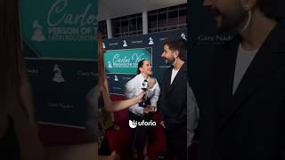 This two 😍 Camilo y Evaluna responden la canción de CarlosVives que se dedicarían 😅 LatinGRAMMY [upl. by Eilac]