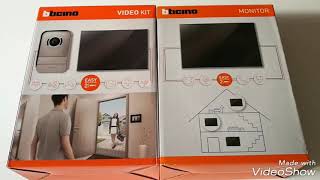 Kit videocitofono bticino  Unboxing [upl. by Burn]