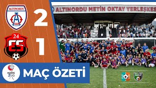 Altınordu 21 24 Erzincanspor  ÖZET  Nesine 2 Lig Beyaz Grup 5 Hafta [upl. by Gaelan907]