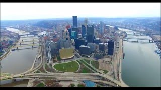 An Aerial Tour of Downtown Pittsburgh [upl. by Nussbaum626]