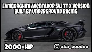 Lamborghini Aventador SVJ TT XVersion by Underground Racing dragy acceleration from 60150 mph [upl. by Aseela]