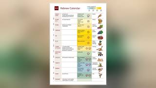 Hebrew Calendar [upl. by Euqinemod]