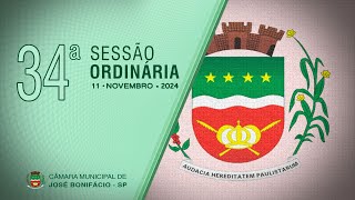 34ª Sessão Ordinária de 2024 [upl. by Kennan445]