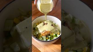 Day 2630 of easy healthy salad recipes viral recipe salad fitness proteinsalad chickpeasalad [upl. by Dilly94]