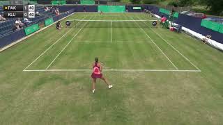 Hannah Klugman WC  Lesley Pattinama Kerkhove 4  W100 Ilkley 2023 Qualifying Round 1  Set 1 [upl. by Mehsah]