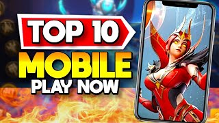 Top 10 Mobile Games To Try Right Now Android  iOS [upl. by Nisbet]