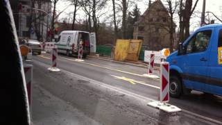 LimbachOberfrohna Rathaus nach Chemnitz Zentralhaltestelle Linie 526 Schnellbus [upl. by Alleira]