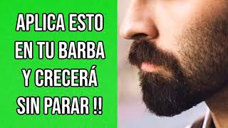 TU BARBA CRECERÁ SIN PARAR CON ESTE REMEDIO CASERO [upl. by Atnahs993]