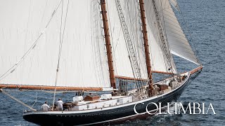 Columbia  141’ RacingFishing Schooner Yacht  Construction to Sea Trials [upl. by Ahseekal]