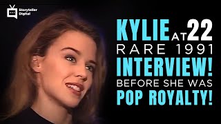 KYLIE MINOGUE BEFORE SHE RULED POP Unseen 1991 Interview with a 22YearOld Kylie OMG [upl. by Lucilia]