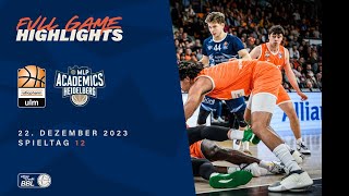 ratiopharm ulm vs MLP Academics Heidelberg  Full Game Highlights  Spieltag 12 Saison 2324 [upl. by Davidde]