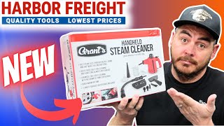 NEW AT HARBOR FREIGHT New Budget Friendly Steam Cleaner  FULL REVIEW [upl. by Amberly]