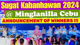 Sugat Kabanhawan Festival 2024 ANNOUNCEMENT OF WINNERS Minglanilla Cebu MARCH 31 2024 Easter Sunday [upl. by Gaylene]